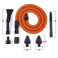 Vacuum Parts RIDGID 1-1/4 In. Premium Car Cleaning Accessory Kit For RIDGID Wet/Dry Shop Vacuums -MegaChef Sales Shop ridgid vacuum parts vt2534 66 1000