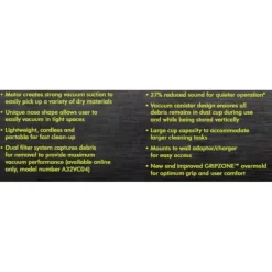 Tailgating Portable Gas & Power RYOBI 18-Volt ONE+ Lithium-Ion Cordless EVERCHARGE Hand Vacuum Kit With 1.3 Ah Compact Battery And Wall Adaptor/Charger -MegaChef Sales Shop ryobi specialty power tools p714k 4f 1000