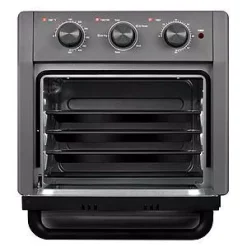 Air Fryers Boyel Living 19 Qt. Sandy Grey Cold-formed Steel Air Fryer Toaster Oven With Air Fry Air Roast Toast Broil Bake Function -MegaChef Sales Shop sandy grey boyel living air fryers ty kcv18wl gray 4f 1000