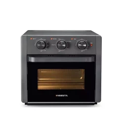 Air Fryers Boyel Living 19 Qt. Sandy Grey Cold-formed Steel Air Fryer Toaster Oven With Air Fry Air Roast Toast Broil Bake Function