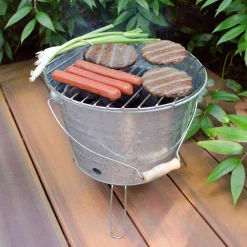 Electric Skillets & Indoor Grills Artland Masonware Portable Silver Colored Beach Grill -MegaChef Sales Shop silver artland indoor grills 10411a 4f 1000