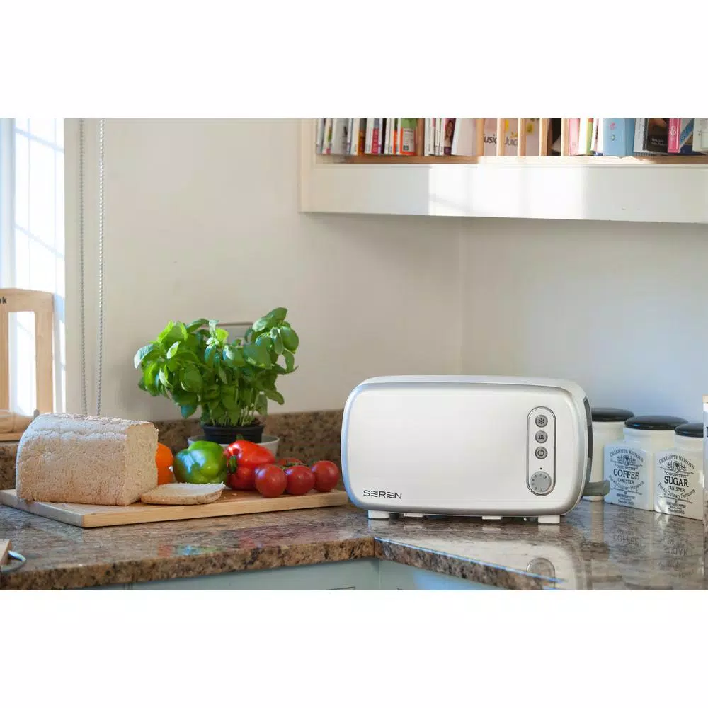 Toasters BergHOFF Seren 2-Slice Silver Long Slot Toaster 3 Toasters BergHOFF Seren 2-Slice Silver Long Slot Toaster - Image 3
