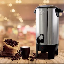 Coffee Makers Better Chef 10-50 Cup Stainless-Steel Coffeemaker -MegaChef Sales Shop silver better chef drip coffee makers 98575867m 4f 1000