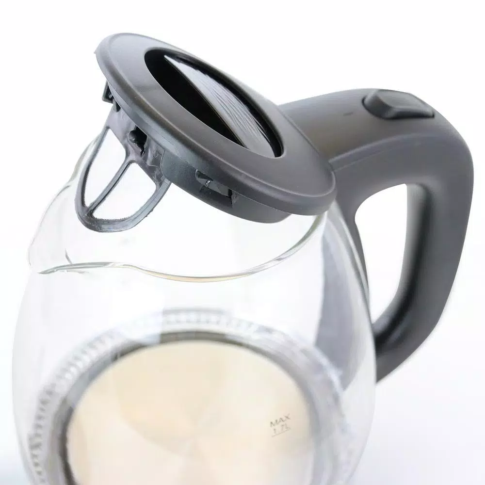 Electric Kettles Better Chef 7-Cup Black And Clear Glass Cordless Electric Tea Kettle 2 Electric Kettles Better Chef 7-Cup Black And Clear Glass Cordless Electric Tea Kettle - Image 2