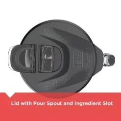 Blenders BLACK+DECKER PowerCrush 48 Oz. 3-Speed Silver Digital Blender With Travel Cup -MegaChef Sales Shop silver black decker countertop blenders bl1300dg t fa 1000