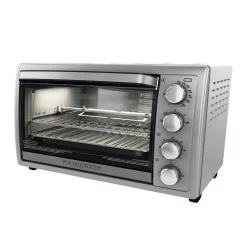 Toasters BLACK+DECKER 1500 W 9-Slice Silver Toaster Oven With Temperature Control And Built-In Timer