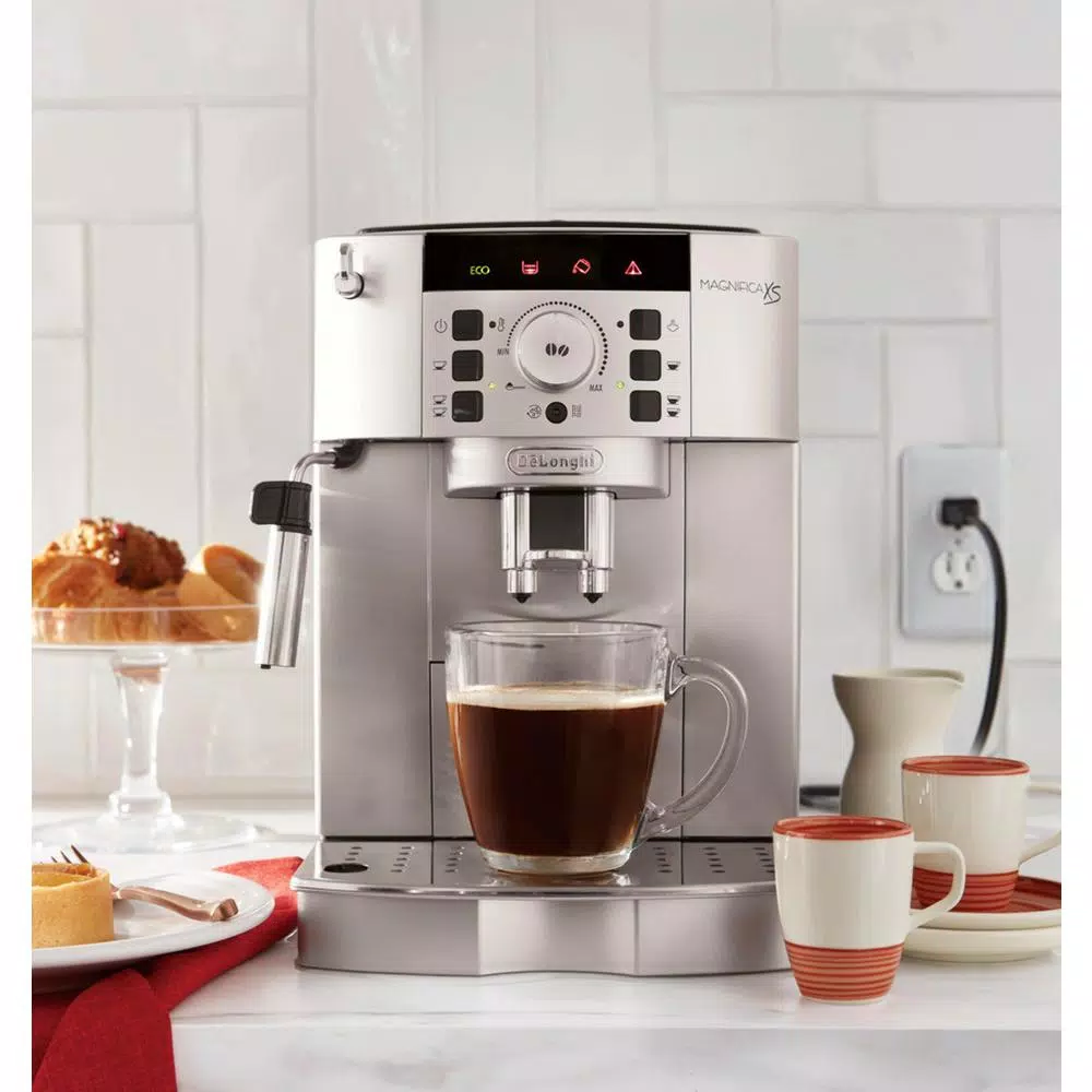 Coffee Makers DeLonghi Magnifica XS Compact Fully Automatic Black And Silver Espresso Machine And Cappuccino Maker 5 Coffee Makers DeLonghi Magnifica XS Compact Fully Automatic Black And Silver Espresso Machine And Cappuccino Maker - Image 5