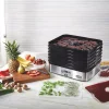 Food Processing Weston Plus 6-Tray Black And Silver Food Dehydrator With Built-In Timer