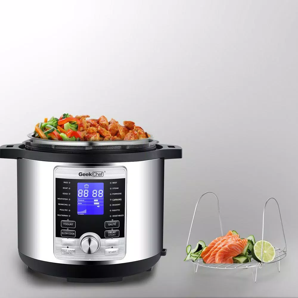 Cookers Boyel Living 6 Qt. Stainless Steel 17-in-1 Multi-Use Electric Pressure Cooker With Stainless Steel Inner Pot 3 Cookers Boyel Living 6 Qt. Stainless Steel 17-in-1 Multi-Use Electric Pressure Cooker With Stainless Steel Inner Pot - Image 3