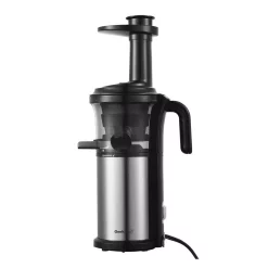 Juicers Boyel Living 200 W Stainless Steel Slow Masticating Juicer With Quiet Motor And Reverse Function, Silver