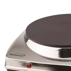 Food Warmers Brentwood Appliances 1000W Single Burner 10 In. Silver Electric Hot Plate -MegaChef Sales Shop silver brentwood appliances hot plates ts 337 1f 1000