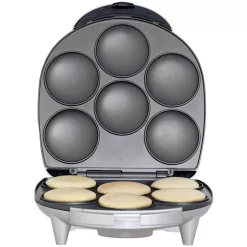 Electric Skillets & Indoor Grills Brentwood Appliances Silver Nonstick Arepa Maker (6-Piece) -MegaChef Sales Shop silver brentwood appliances indoor grills ar 136 44 1000