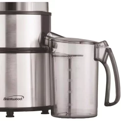 Juicers Brentwood Appliances 800 W 34 Oz. Silver 2-Speed Electric Juice Extractor -MegaChef Sales Shop silver brentwood appliances juicers jc 500 40 1000
