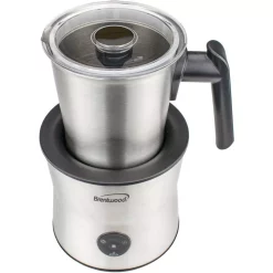 Coffee Makers Brentwood Appliances 15 Oz. Silver Cordless Electric Milk Frother With Warmer And Hot Chocolate Maker -MegaChef Sales Shop silver brentwood appliances milk frothers ga 401s c3 1000