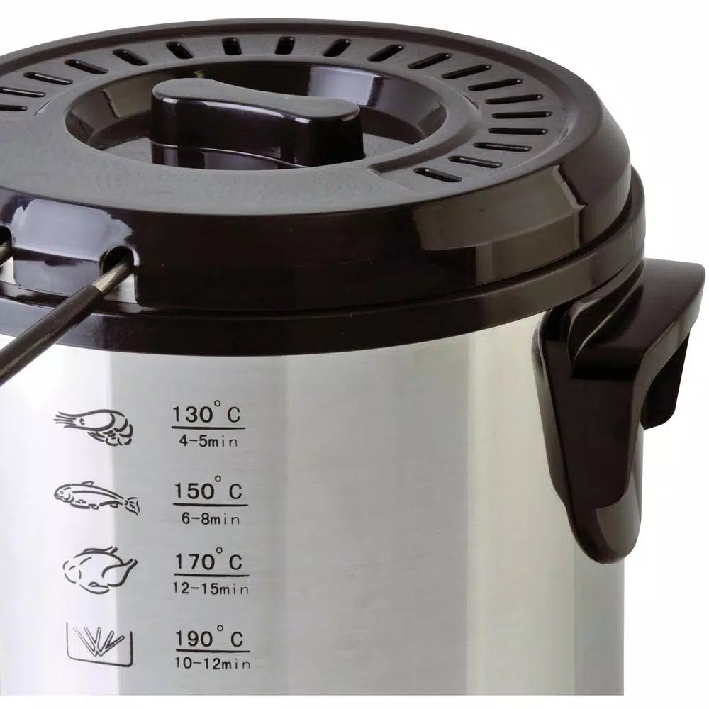 Deep Fryers Brentwood 1.1 Qt. Stainless Steel Electric Deep Fryer 3 Deep Fryers Brentwood 1.1 Qt. Stainless Steel Electric Deep Fryer - Image 3