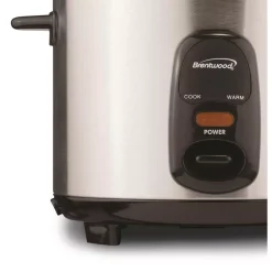 Cookers Brentwood 10-Cup Silver Rice Cooker -MegaChef Sales Shop silver brentwood rice cookers ts 20 44 1000