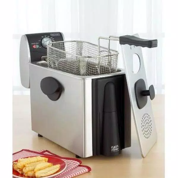Deep Fryers DeLonghi Dual Zone 4L Stainless Steel Deep Fryer With Easy Clean Drain System 6 Deep Fryers DeLonghi Dual Zone 4L Stainless Steel Deep Fryer With Easy Clean Drain System - Image 6