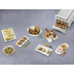 Air Fryers Cuisinart Compact 1.2 Qt. Silver Airfryer Toaster Oven -MegaChef Sales Shop silver cuisinart air fryers toa 28 44 1000