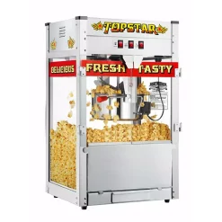 Popcorn Machines Great Northern Top Star 12 Oz. Silver Countertop Popcorn Machine -MegaChef Sales Shop silver great northern popcorn machines hwd630277 66 1000