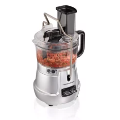 Food Processing Hamilton Beach Stack & Snap 8-Cup 3-Speed Silver Food Processor With Built-in Bowl Scraper -MegaChef Sales Shop silver hamilton beach food processors 70820 31 1000