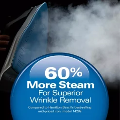 Irons Hamilton Beach Durathon Nonstick Soleplate Iron -MegaChef Sales Shop silver hamilton beach irons 19804 44 1000