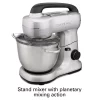 Mixers Hamilton Beach 4 Qt. 7-Speed Stainless Steel Stand Mixer With Flat Beater, Dough Hook And Whisk