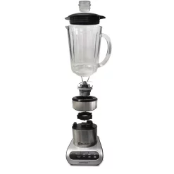 Blenders Koblenz Kitchen Magic Collection 59 Oz. 3-Speed Silver Professional Blender