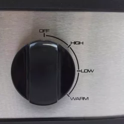 Cookers Nesco 2.5 Qt. Stainless Steel Slow Cooker With Removable Cookwells -MegaChef Sales Shop silver nesco slow cookers sc 1dss 4f 1000