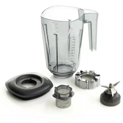 Blenders Omega 1 HP High/Low 48 Oz. 2-Speed Silver Blender -MegaChef Sales Shop silver omega countertop blenders bl330s 1f 1000