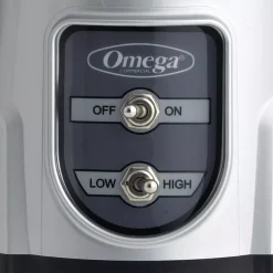 Blenders Omega 1 HP High/Low 48 Oz. 2-Speed Silver Blender -MegaChef Sales Shop silver omega countertop blenders bl330s 4f 1000