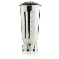 Blenders Omega 1 HP 32 Oz. 2-Speed Silver Blender With Stainless Steel Jar -MegaChef Sales Shop silver omega countertop blenders bl360s c3 1000