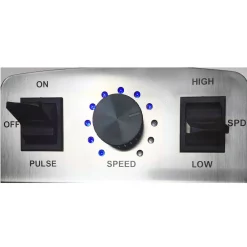 Blenders Omega 3 HP 64 Oz. Variable 10-Speed Silver Blender With Container -MegaChef Sales Shop silver omega countertop blenders om6560s 1f 1000