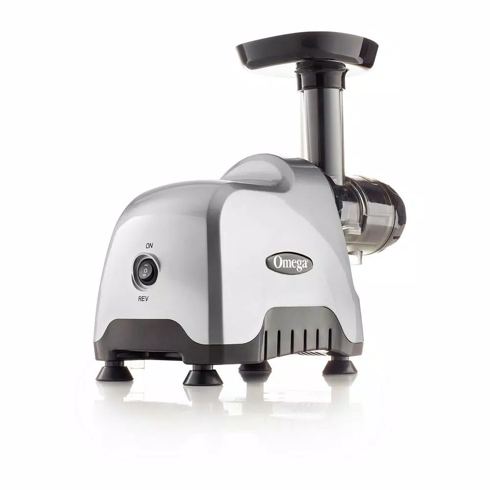 Juicers Omega Compact Slow Masticating Nutrition System Silver Juicer 3 Juicers Omega Compact Slow Masticating Nutrition System Silver Juicer - Image 3