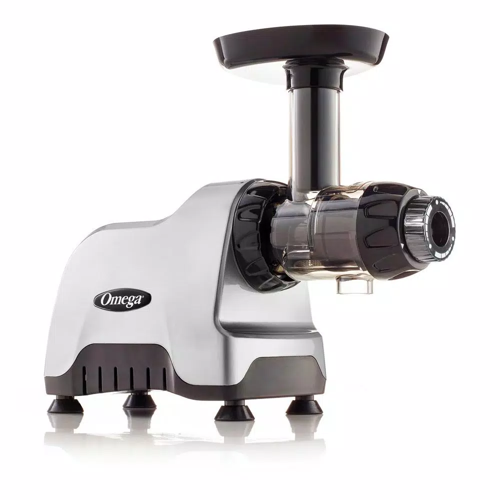 Juicers Omega Compact Slow Masticating Nutrition System Silver Juicer 1 Juicers Omega Compact Slow Masticating Nutrition System Silver Juicer
