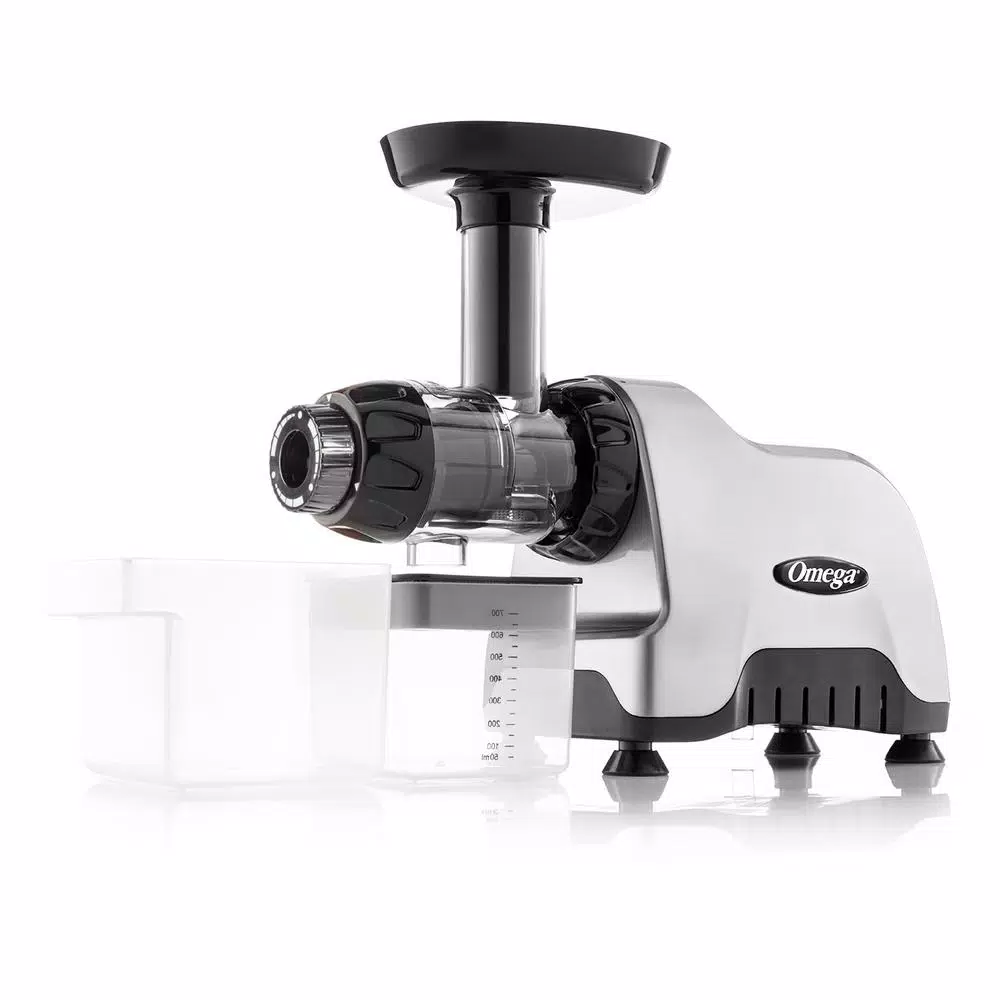 Juicers Omega Compact Slow Masticating Nutrition System Silver Juicer 2 Juicers Omega Compact Slow Masticating Nutrition System Silver Juicer - Image 2