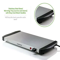 Food Warmers Ovente Mini 3-Tray Buffet Server And Food Warmer With Stand Alone Warmer Tray 15 Food Warmers Ovente Mini 3-Tray Buffet Server And Food Warmer With Stand Alone Warmer Tray -MegaChef Sales Shop silver ovente buffet servers fw153s 1f 1000