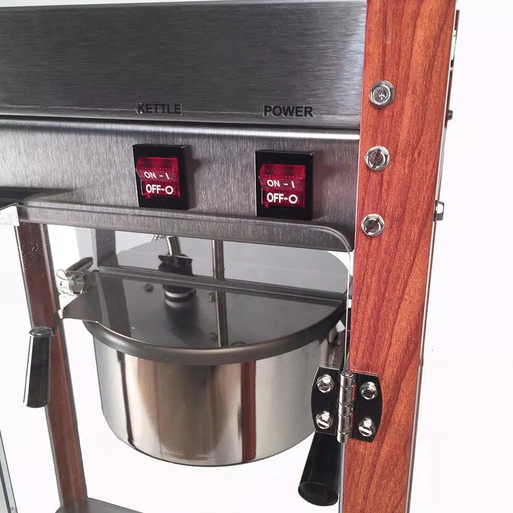 Popcorn Machines Paragon 1971 Pastime Pop 8 Oz. Popcorn Machine With Faux Wood Corner Posts 4 Popcorn Machines Paragon 1971 Pastime Pop 8 Oz. Popcorn Machine With Faux Wood Corner Posts - Image 4