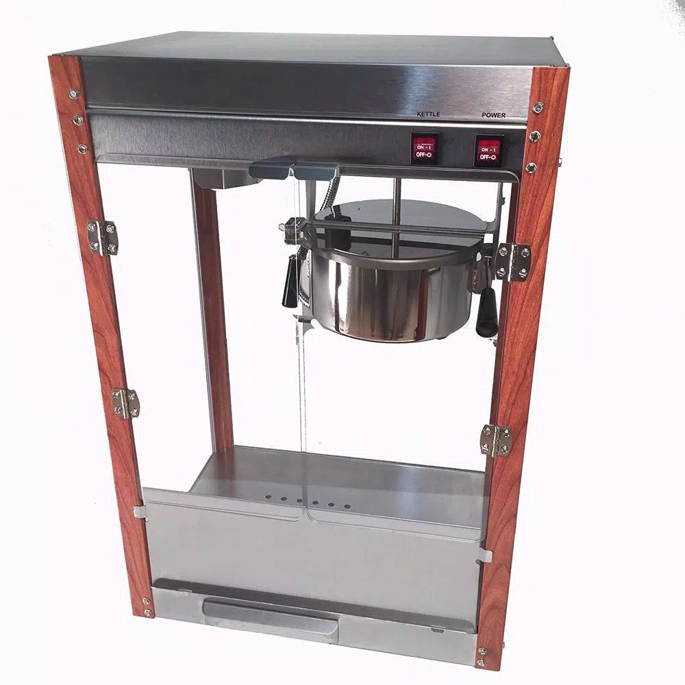 Popcorn Machines Paragon 1971 Pastime Pop 8 Oz. Popcorn Machine With Faux Wood Corner Posts 1 Popcorn Machines Paragon 1971 Pastime Pop 8 Oz. Popcorn Machine With Faux Wood Corner Posts