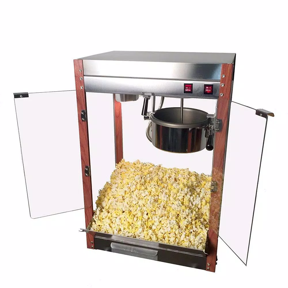 Popcorn Machines Paragon 1971 Pastime Pop 8 Oz. Popcorn Machine With Faux Wood Corner Posts 2 Popcorn Machines Paragon 1971 Pastime Pop 8 Oz. Popcorn Machine With Faux Wood Corner Posts - Image 2