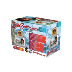 Toasters Uncanny Brands Bob Ross 2-Slice Silver Toaster -MegaChef Sales Shop silver uncanny brands pop up toasters tste bob slv 4f 1000