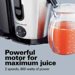 Juicers Hamilton Beach Big Mouth Plus 2-Speed Juice Extractor -MegaChef Sales Shop stainles steel hamilton beach juicers 67750 fa 1000