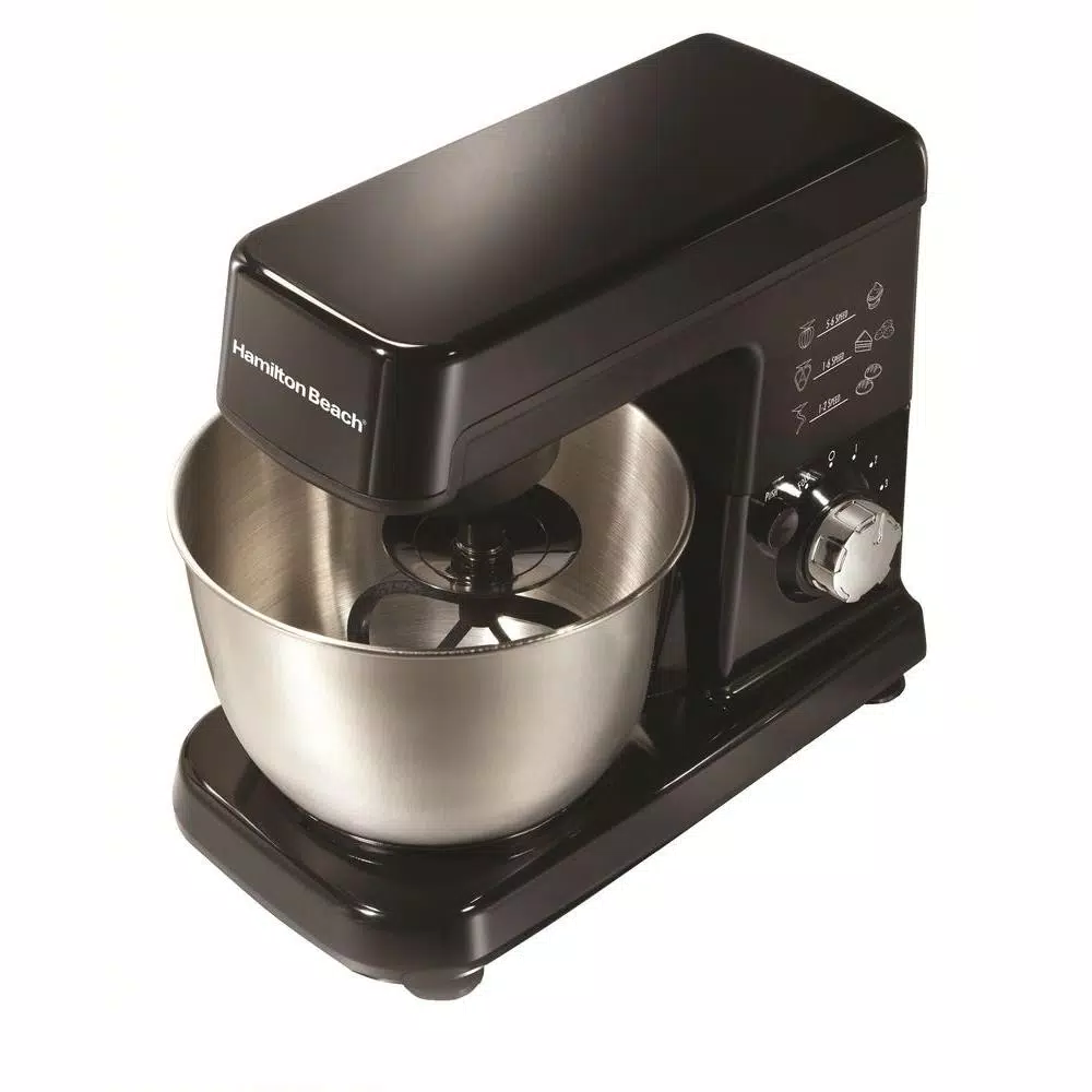 Mixers Hamilton Beach 3.5-Quart Black 6-Speed Stand Mixer 1 Mixers Hamilton Beach 3.5-Quart Black 6-Speed Stand Mixer