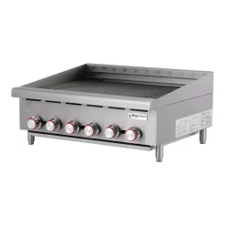 Electric Skillets & Indoor Grills Magic Chef 36 In. Commercial Countertop Radiant Char Broiler -MegaChef Sales Shop stainless magic chef electric griddles mcccb36a e1 1000