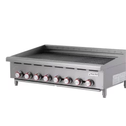Electric Skillets & Indoor Grills Magic Chef 48 In. Commercial Countertop Radiant Char Broiler -MegaChef Sales Shop stainless magic chef electric griddles mcccb48a c3 1000