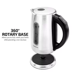Electric Kettles Ovente 7.1-Cup Stainless Steel Electric Kettle With Touch Screen Control Panel 12 Electric Kettles Ovente 7.1-Cup Stainless Steel Electric Kettle With Touch Screen Control Panel -MegaChef Sales Shop stainless ovente electric kettles ks58s 44 1000