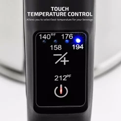 Electric Kettles Ovente 7.1-Cup Stainless Steel Electric Kettle With Touch Screen Control Panel 10 Electric Kettles Ovente 7.1-Cup Stainless Steel Electric Kettle With Touch Screen Control Panel -MegaChef Sales Shop stainless ovente electric kettles ks58s 4f 1000