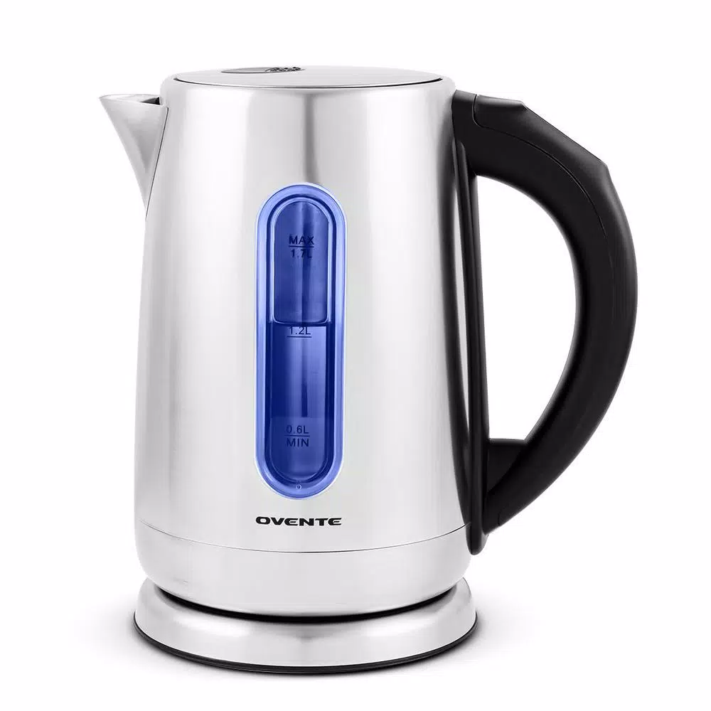 Electric Kettles Ovente 7.1-Cup Stainless Steel Electric Kettle With Touch Screen Control Panel 1 Electric Kettles Ovente 7.1-Cup Stainless Steel Electric Kettle With Touch Screen Control Panel