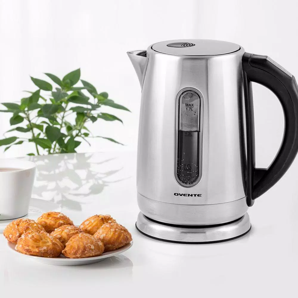 Electric Kettles Ovente 7.1-Cup Stainless Steel Electric Kettle With Touch Screen Control Panel 7 Electric Kettles Ovente 7.1-Cup Stainless Steel Electric Kettle With Touch Screen Control Panel - Image 7