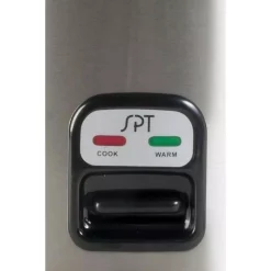 Cookers SPT 6-Cup Stainless Steel Rice Cooker With Cord Storage -MegaChef Sales Shop stainless spt rice cookers sc 1202ss 4f 1000