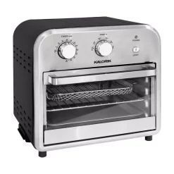 Toasters KALORIK 12 Qt. Stainless Steel And Black Air Fryer Oven -MegaChef Sales Shop stainless steel and black kalorik toaster ovens afo 46894 bkss 40 1000
